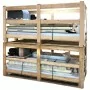DALMEC - Armoire démontable positive 0/+10°C - 1400 L - 1 porte pleine - 1000 x 1000 - Tôle peinte en blanc