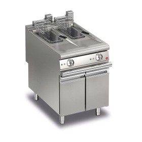 BARON - Friteuse électrique monobloc - 10 + 10 litres - Gamme QUEEN 900