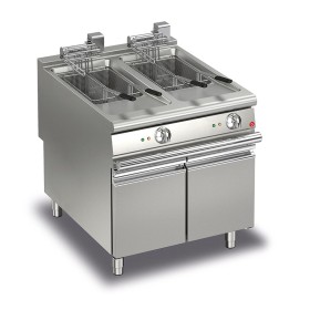 BARON - Friteuse électrique monobloc - 15 + 15 litres - Gamme QUEEN 900