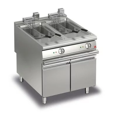 BARON - Friteuse électrique monobloc - 15 + 15 litres - Gamme QUEEN 900