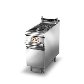 BARON - Friteuse électrique monobloc - Levage paniers - 22 L - EVO - Largeur 400 mm - Gamme QUEEN 900