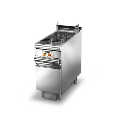 BARON - Friteuse électrique monobloc - Levage paniers - 22 L - EVO - Largeur 400 mm - Gamme QUEEN 900