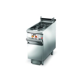 BARON - Friteuse électrique monobloc - Filtrage de l’huile + levage paniers - 22 L - EVO - Gamme QUEEN 900