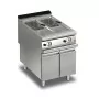 BARON - Friteuse gaz monobloc - 10 + 10 litres - Gamme QUEEN 900