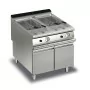 BARON - Friteuse gaz monobloc - 15 + 15 litres - Gamme QUEEN 900