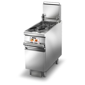 BARON - Friteuse gaz monobloc - Levage paniers - 23 L - EVO - Largeur 400 mm - Gamme QUEEN 900