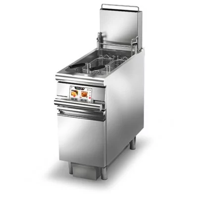 BARON - Friteuse gaz monobloc - Levage paniers - 23 L - EVO - Largeur 400 mm - Gamme QUEEN 900