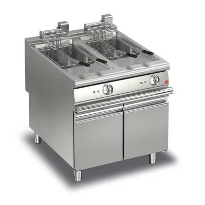 BARON - Monobloc friteuse électrique - 22 x 2 L - Largeur 800 mm - Gamme QUEEN 900