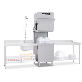 COLGED - Lave-vaisselle à capot - 22 litres - Panier 500 x 500 mm - hauteur utile 465 mm