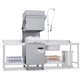 COLGED - Lave-vaisselle à capot - 15 litres - STEELTECH V1 - Panier 500 x 500 mm