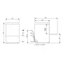 COLGED - Lave-vaisselle - 20 litres - STEELTECH DG - Panier 500 x 500 mm - Sans adoucisseur
