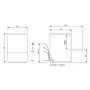 COLGED - Lave-verres - 15 litres - NEOTECH V1 - Panier 500 x 500 mm - Sans adoucisseur