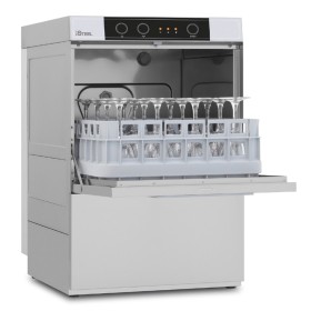 COLGED - Lave-verres avec pompe de vidange sans adoucisseur - 8 litres - STEELTECH V1 - Panier 390 x 390 mm