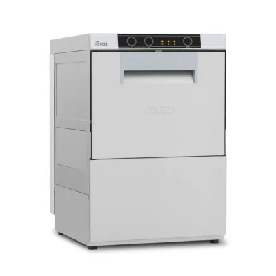 COLGED - Lave-verres avec pompe de vidange sans adoucisseur - 7 litres - STEELTECH V1 - Panier 350 x 350 mm