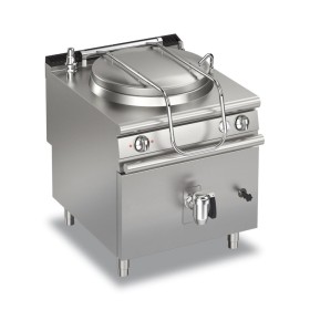 BARON - Marmite électrique - Chauffe indirecte - 100 L - Largeur 800 mm - Gamme QUEEN 900