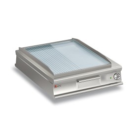 BARON - Grillade électrique - Gamme 1100 - Plaque 1/2 lisse
