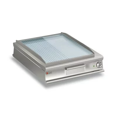 BARON - Grillade électrique - Gamme 1100 - Plaque 1/2 lisse