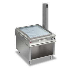 BARON - Monobloc plancha gaz - Rainurée chrome dur - Largeur 900 mm - Gamme QUEEN 1100