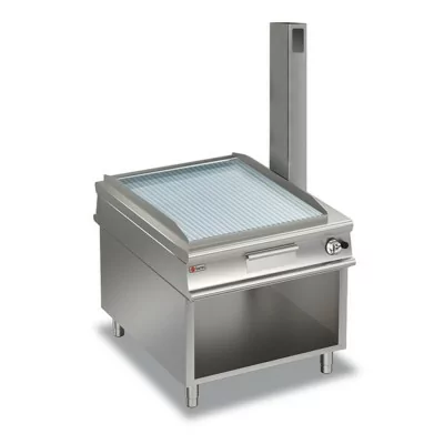 BARON - Monobloc plancha gaz - Rainurée chrome dur - Largeur 900 mm - Gamme QUEEN 1100