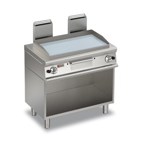 BARON - Monobloc plancha gaz - Lisse chrome dur - Largeur 900 mm - Gamme QUEEN 1100 - 9,5 kW