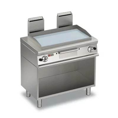 BARON - Monobloc plancha gaz - Lisse chrome dur - Largeur 900 mm - Gamme QUEEN 1100 - 9,5 kW