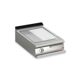 BARON - Plancha électrique - Plaque Chrome dur - 1/3 Rainurée - Largeur 600 mm - Gamme QUEEN 900