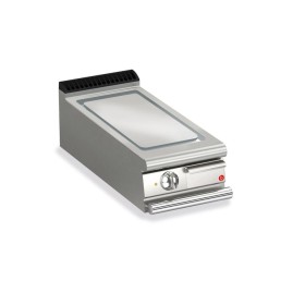 BARON - Plancha électrique - Plaque chrome dur lisse - Largeur 400 mm - Gamme QUEEN 900