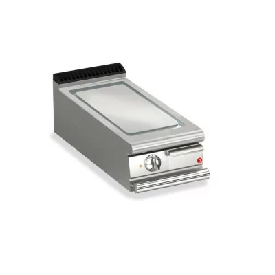 BARON - Plancha électrique - Plaque chrome dur lisse - Largeur 400 mm - Gamme QUEEN 900