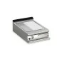 BARON - Plancha gaz - Plaque chrome dur 1/3 rainurée - Largeur 600 mm - Gamme QUEEN 900