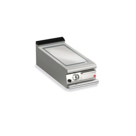 BARON - Plancha gaz - Plaque chrome dur lisse - Largeur 400 mm - Gamme QUEEN 900