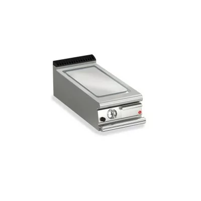 BARON - Plancha gaz - Plaque chrome dur lisse - Largeur 400 mm - Gamme QUEEN 900