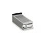 BARON - Plancha gaz - Plaque chrome dur rainurée - Largeur 400 mm - Gamme QUEEN 900