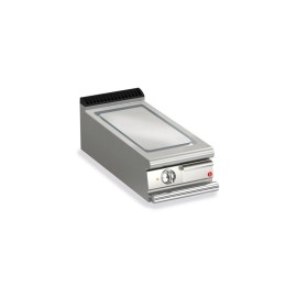 BARON - Top plancha électrique - Plaque lisse 17,3 dm² - AISI 430 - L. 400 mm - 305x490 - Gamme QUEEN 700