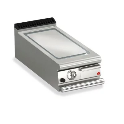 BARON - Top plancha gaz - Plaque lisse 17,3 dm² - AISI 430 - Larg. 400 mm - 305 x 490 - Gamme QUEEN 700
