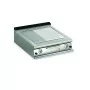 BARON - Top plancha gaz - Plaque 1/3 rainurée 37,3 dm² - Chrome dur - L. 800 mm - 705x490 - Gamme QUEEN 700