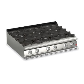 BARON - Plaque de cuisson - Top 6 feux vifs gaz - Gamme QUEEN 700