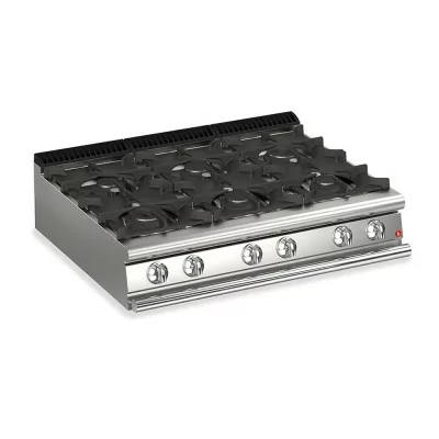 BARON - Plaque de cuisson - Top 6 feux vifs gaz - Gamme QUEEN 700