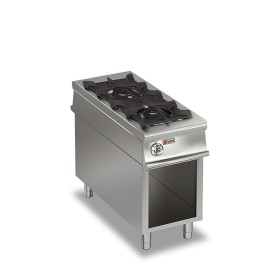 BARON - Plaque de cuisson - 2 feux vifs sur baie libre - Gamme 1100 - 14 kW