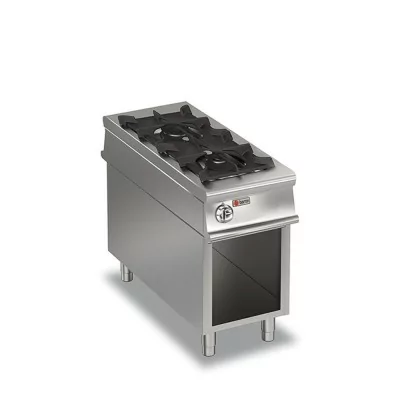 BARON - Plaque de cuisson - 2 feux vifs sur baie libre - Gamme 1100 - 14 kW