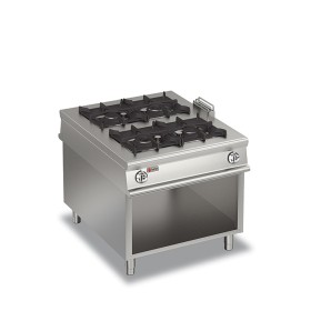 BARON - Plaque de cuisson - 4 feux vifs gaz sur baie libre - Gamme 1100