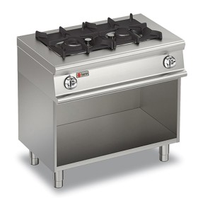 BARON - Plaque de cuisson - 2 feux vifs sur baie libre - Gamme 1100 - 15,7 kW