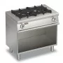 BARON - Plaque de cuisson - 2 feux vifs sur baie libre - Gamme 1100 - 15,7 kW