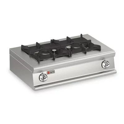 BARON - Plaque de cuisson - Top 2 feux vifs - Gamme 1100 - 15,7 kW