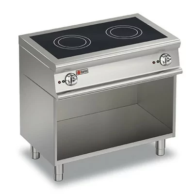 BARON - Plaque de cuisson à induction sur placard ouvert - 2 zones - Gamme 1100 - L. 900 mm