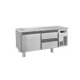 BARON - Soubassement réfrigéré sans dessus - 2 tiroirs + 1 porte - 140 L - Gamme 650