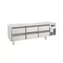 BARON - Soubassement réfrigéré sans dessus - 6 tiroirs - 220 L - Gamme 650