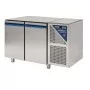 DALMEC - Table réfrigérée négative sans dessus -18/-22°C - 230 L - 2 portes pleines - Avec groupe logé