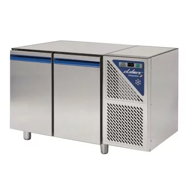DALMEC - Table réfrigérée négative sans dessus -18/-22°C - 230 L - 2 portes pleines - Sans groupe logé