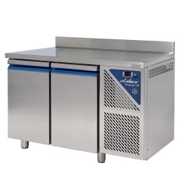 DALMEC - Table réfrigérée négative avec dosseret -18/-22°C - 300 L - 2 portes - Avec groupe logé
