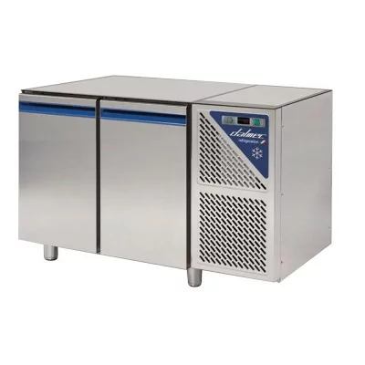 DALMEC - Table réfrigérée négative sans dessus -18/-22°C - 300 L - 2 portes - Avec groupe logé